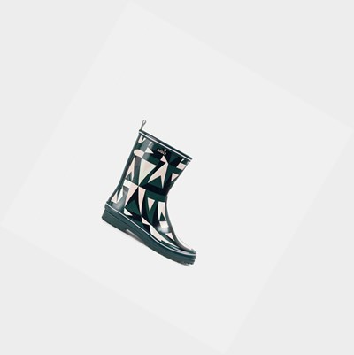 Aigle The Modern And Feminine Printed Ankle Women's Rain Boots Multicolor | 791-NTUAOX