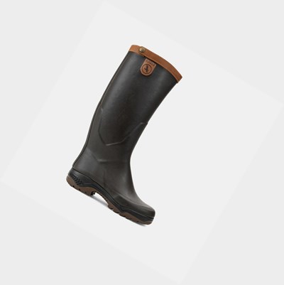 Aigle The Premium Anti-fatigue Boot Men's Rain Boots Brown | 816-PVBEHA