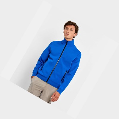 Aigle The Technical Men's Sweatshirts Blue | 647-JAGVEX