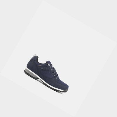 Aigle The Ultra-lightweight Waterproof Men's Work Shoes Navy | 450-NVGRMI