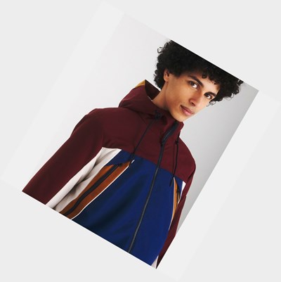 Aigle The Upcycling Men's Parkas Red / Blue / White | 136-LUMKIX