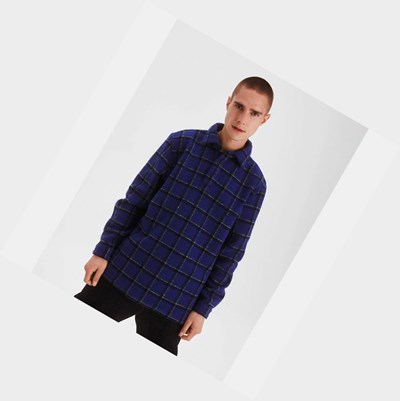 Aigle The Updated Men's Shirts Navy | 463-QMILJG