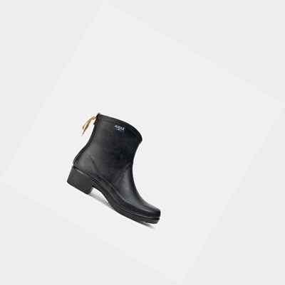 Aigle The Versatile Ankle Women's Rain Boots Black | 985-BRJUXL