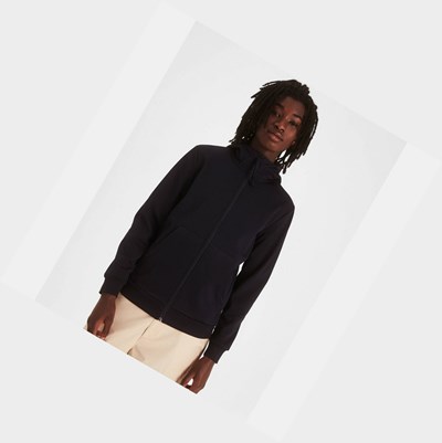 Aigle Warm & Shower-resistant Men's Fleece Jackets Black | 953-TXZVCP