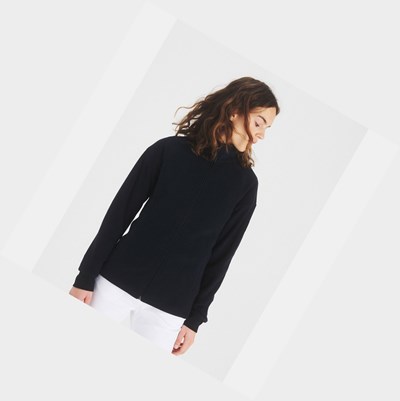 Aigle Warm Women's Fleece Jackets Black | 753-YZSVDW